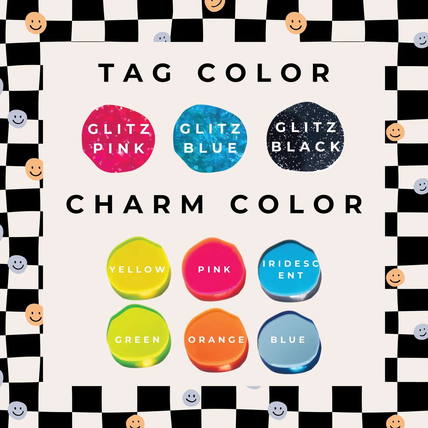 Handmade Acrylic Dog Tag – Customizable & Stylish