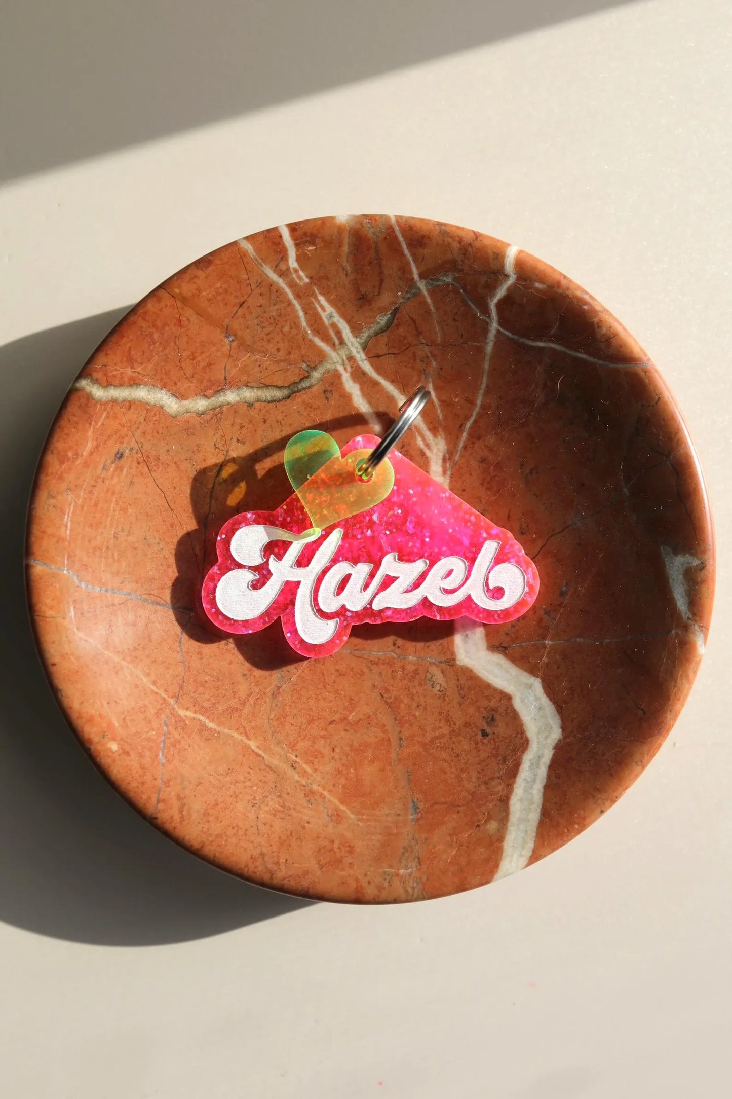 Handmade Acrylic Dog Tag – Customizable & Stylish